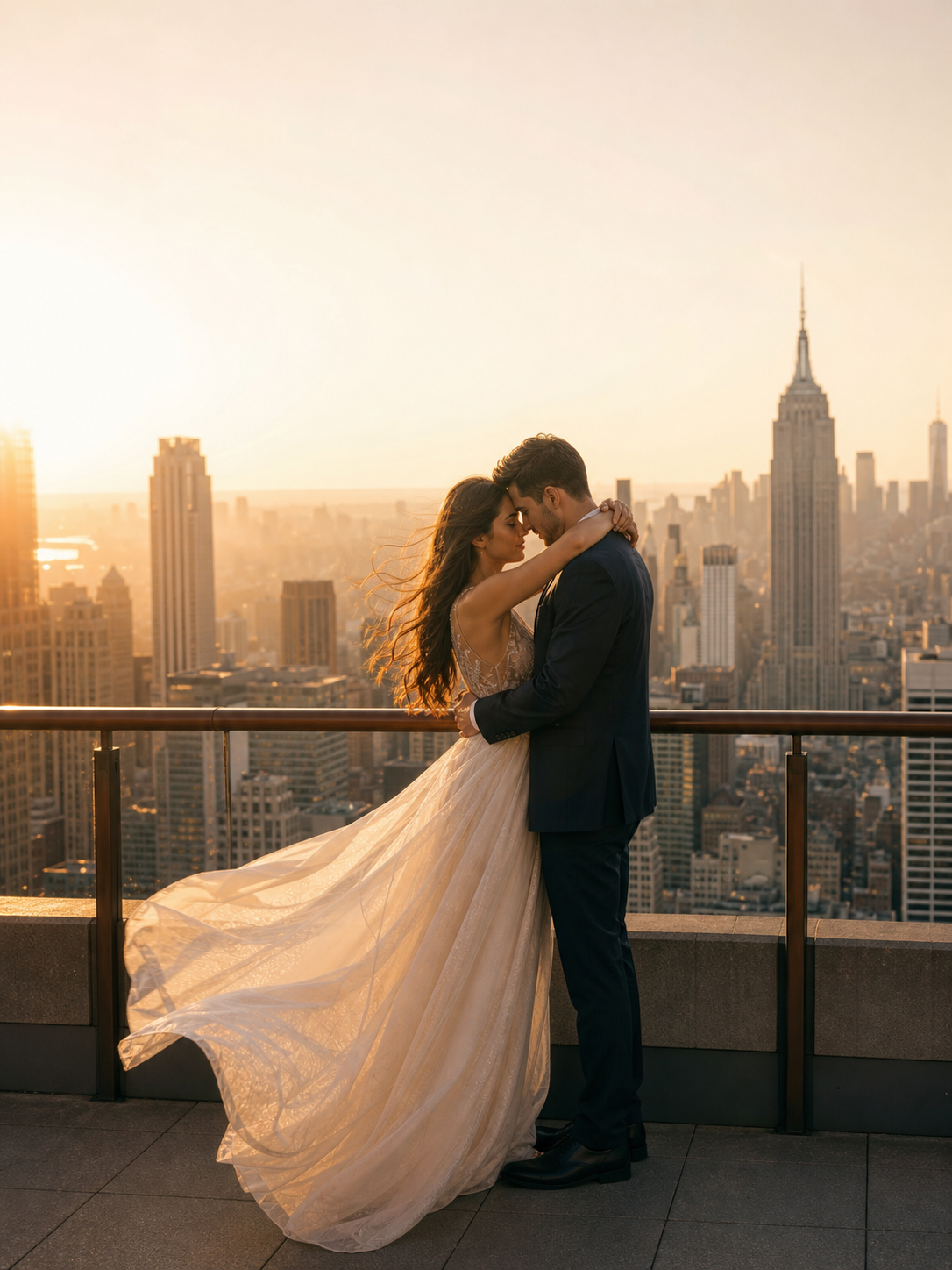 Skyline Rooftop at Golden Hour